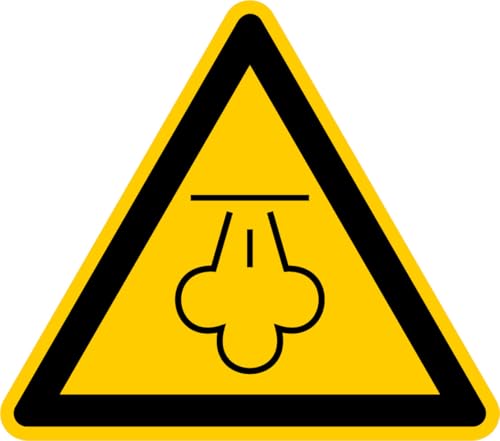 Aufkleber Warnzeichen „Warnung vor heißem Dampf“ Folie nach ISO 7010 W080 | SL 5-30 cm Made in Germany, Größe: SL 5 cm Aufkleber Warnzeichen „Warnung vor heißem Dampf“ Folie nach ISO 7010 W080 | SL 5-30 cm Made in Germany, Größe: SL 5 cm von MBS-SIGNS