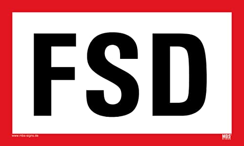MBS-SIGNS® PP-Platte Schlüsselkasten Schlüsseldepot 'FSK/FSD' | 100x60mm, Mehrfarbig, Praktisch, Wandmontage, Feuerwehr MBS-SIGNS® PP-Platte Schlüsselkasten Schlüsseldepot 'FSK/FSD' | 100x60mm, Mehrfarbig, Praktisch, Wandmontage, Feuerwehr von MBS-SIGNS
