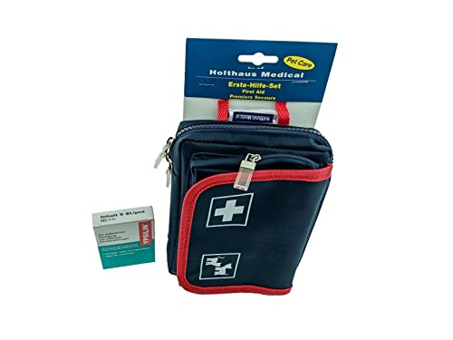 MBS TRADING Erste-Hilfe-Set | Verbandtasche Pet & Human Care mit Wundreinigung Ideal für Unterwegs von MBS TRADING