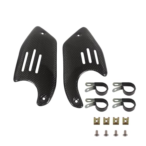 MBUIOPJ Kompatibel mit BMW R Nine T RNINET 2015 2016 2017 2018 2019-2022 Kohlefaser-Seitenabdeckung Lufteinlass Motorverkleidung Motorrad-Reting von MBUIOPJ