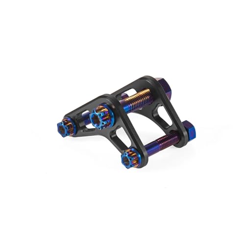 MBUIOPJ Titanschraube Sprint Hinterer Stoßdämpfer Rollerbasis Untere Höhenhalterung Kompatibel mit Feder Sprint LXV150 GTS250(Black and Blue) von MBUIOPJ