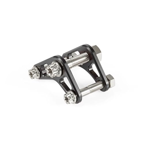 MBUIOPJ Titanschraube Sprint Hinterer Stoßdämpfer Rollerbasis Untere Höhenhalterung Kompatibel mit Feder Sprint LXV150 GTS250(Black and Silver) von MBUIOPJ