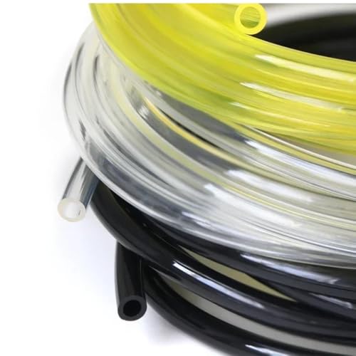 1/5M Kraftstoff Gas Schlauch String Rohr Benzin Rohr Fit for Schläuche Kettensäge Gebläse Linie Werkzeug 2x3.5/2,5 x5/3x5/3x6/4x6/5x8/6x8/7x10mm(Yellow,1 Meter_ID 2MM X OD 3.5MM) von MBdzA