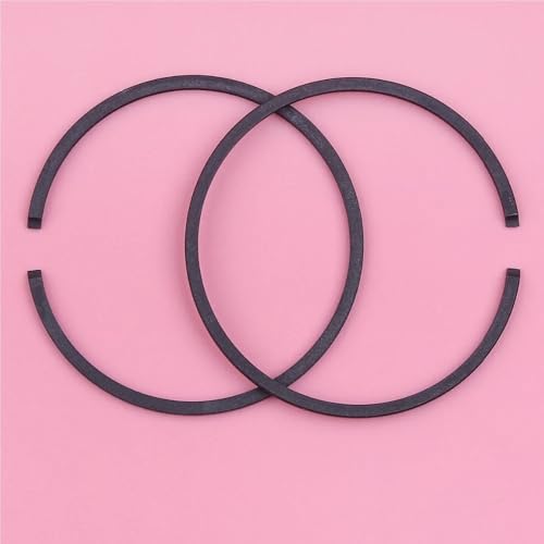 2 stücke Kolbenringe Passend for Sti MS280 MS290 028 029 034 Kettensäge Kettensäge Ersatzteile Ersatzteil 46mm x 1,5mm von MBdzA