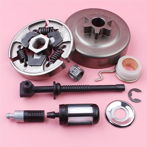 3/8 Pitch 6 Zähne Kupplung Kettenrad Trommel Fit for Sti MS180 MS170 018 017 MS 180 170 Kettensäge Fu Öl F Linie Pumpe Schneckengetriebe von MBdzA