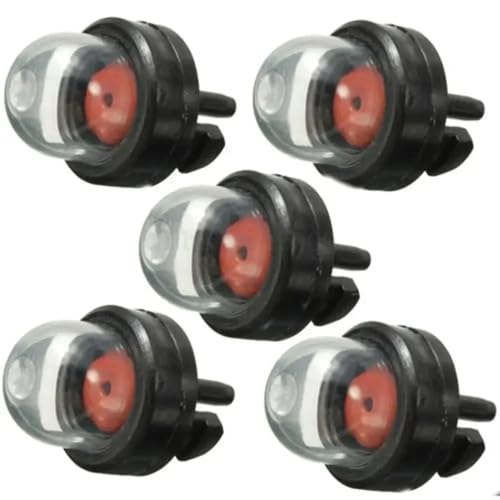 5 STÜCKE Passend for Gebläse Freischneider Klare Glühbirne Werkzeug Eradicator Kettensägen Trimmer Vergaser Ölblase Ölpumpe Vergaser Primer(5pcs) von MBdzA