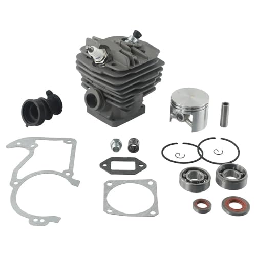 Passend for Kettensägen-Kolbenzylinder-Kit mit Bohrung der Güteklasse 48 mm, kompatibel mit 034 AV SUP 036 MS360 von MBdzA