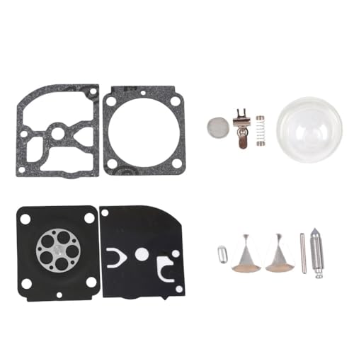 Vergaser-Umbausatz, 4-teilige Membranen, 9-teilige Teile, passend for ZAM RB-100 STI HS45 FS55 FS38 BG45 Kettensägen-Trimmer, Vergaser von MBdzA