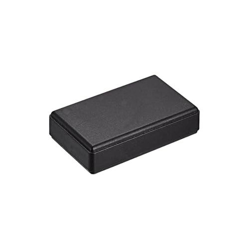 Elektrische Abzweigdose aus ABS-Kunststoff, wasserdicht und staubdicht, Projektkoffer (55 x 35 x 15 mm), schwarzes Elektronikgehäuse für Leiterplatten, Verkabelung und Hobby-Projekte, 5 Stück von MC MEICHUANG