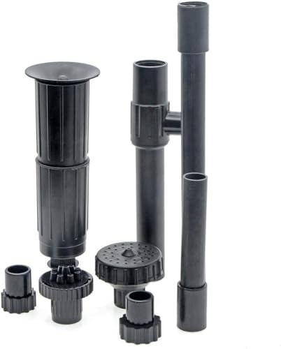 Springbrunnen Düse Kit, Outdoor Brunnen Teile Set 8 Stück Teich Springbrunnen Kopf Wasserbrunnen Sprühkopf Kit für Garten von MC MEICHUANG