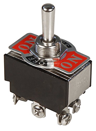 Kippschalter McPower, 250V/10A, 6-polig, 3 Stellungen: EIN / AUS / EIN Kippschalter McPower, 250V/10A, 6-polig, 3 Stellungen: EIN / AUS / EIN von McPower