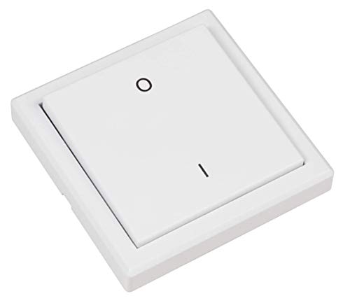 McPower Comfort Funk-Wandtaster 1-Kanal | Aufputz, 433,92 MHz, 70 m Reichweite, inkl. Batterie | Kompatibel mit Comfort-Empfängern, LED-Anzeige McPower Comfort Funk-Wandtaster 1-Kanal | Aufputz, 433,92 MHz, 70 m Reichweite, inkl. Batterie | Kompatibel mit Comfort-Empfängern, LED-Anzeige von McPower