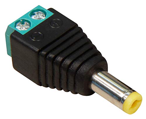 McPower - DC Adapter mit Lüsterklemme | 5,5 x 2,1 mm Stecker, einfache Kabelverbindung, ideal für Niedervolt, Kameras, LEDs, DIY-Projekte McPower - DC Adapter mit Lüsterklemme | 5,5 x 2,1 mm Stecker, einfache Kabelverbindung, ideal für Niedervolt, Kameras, LEDs, DIY-Projekte von McPower