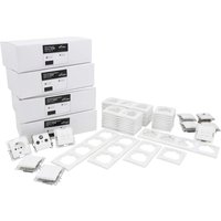 Mc Power - mcpower Schalter und Steckdosen Set Flair, Megaset, 100-teilig, weiß Mc Power - mcpower Schalter und Steckdosen Set Flair, Megaset, 100-teilig, weiß von MC POWER