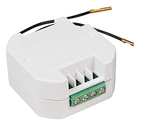 McPower Funk-Empfänger "Comfort" | 2300W | ergänzt vorhandenen Schalter | LED geeignet | 433 MHz | 70 m Reichweite | Unterputz | Smart Nachrüstung von McPower