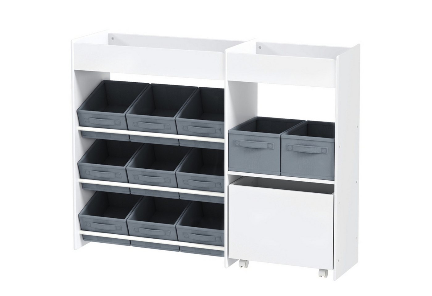 MC Star Aufbewahrungsbox Aufbewahrungskiste, Spielzeugtruhe, Klappdeckel, niedliches Motiv von MC Star