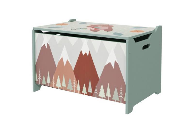 MC Star Aufbewahrungsbox Aufbewahrungskiste, Spielzeugtruhe, Klappdeckel, niedliches Motiv von MC Star