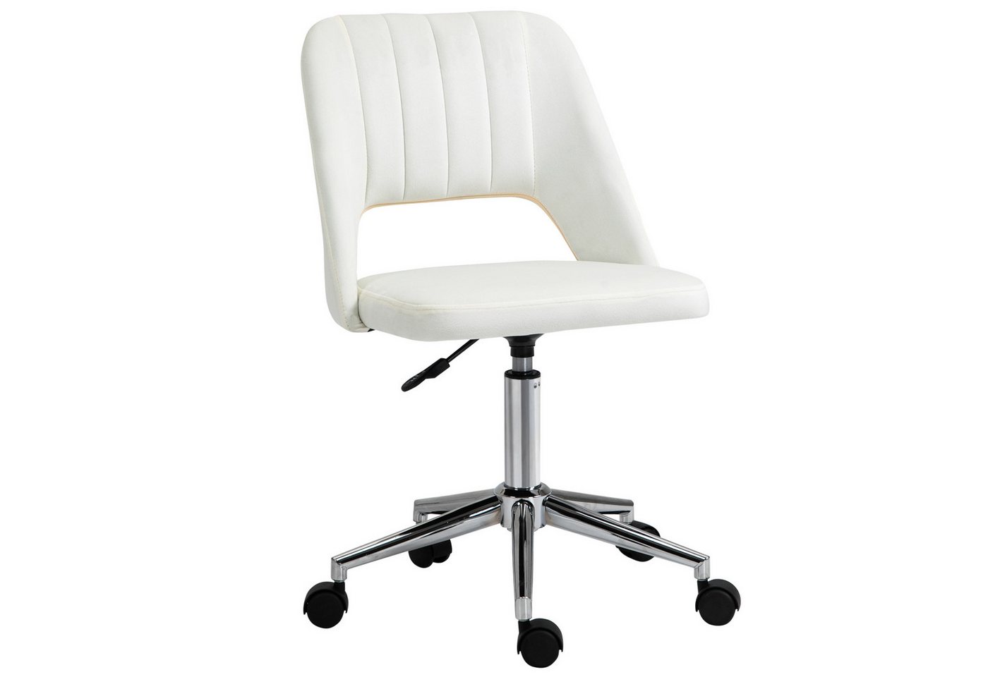 MC Star Drehstuhl Beige, höhenverstellbarer Bürostuhl für Wohnzimmer & Schreibtisch (kompakt, ergonomisch & modern) von MC Star