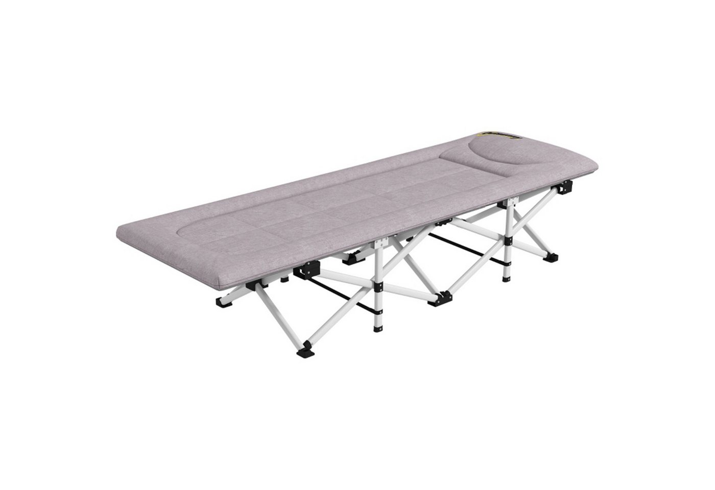 MC Star Feldbett Faltbares Campingbett mit Aufbewahrungstasche, Campingliege (mit Tragetasche, bis 200 kg belastbar, Oxford, 200x65x42cm) von MC Star