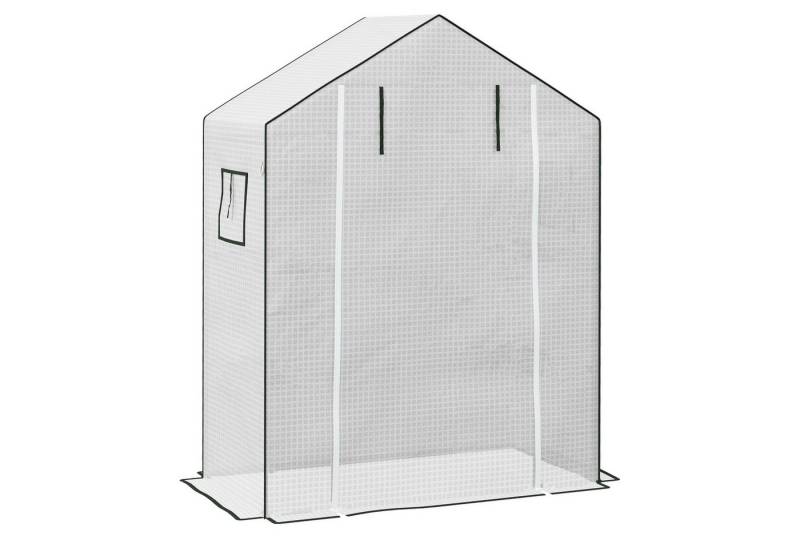MC Star Foliengewächshaus Ersatzfolie PE-Folie Ersatzabdeckung mit UV-Schutz, Rolltür, Seitenfenster, Gewächshausfolie für Treibhaus, Tomatenhaus, 140 x 73 x 190 cm von MC Star