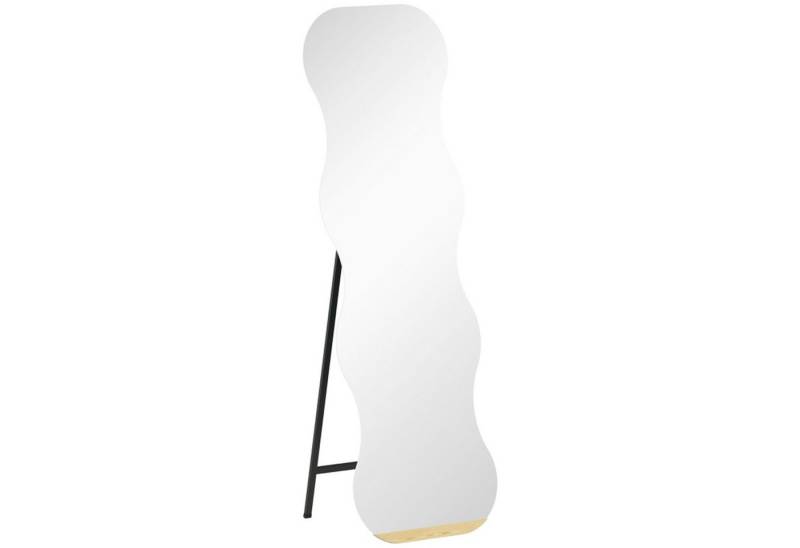 MC Star Ganzkörperspiegel ohne Rahmen, Holzbasis, flexibel platzierbar, Wellenform, Schwarz MC Star Ganzkörperspiegel ohne Rahmen, Holzbasis, flexibel platzierbar, Wellenform, Schwarz von MC Star