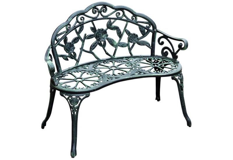 MC Star Gartenbank Parkbank Sitzbank Bank Gartenmöbel 2-Sitzer Metall 100 x 54 x 78 cm von MC Star