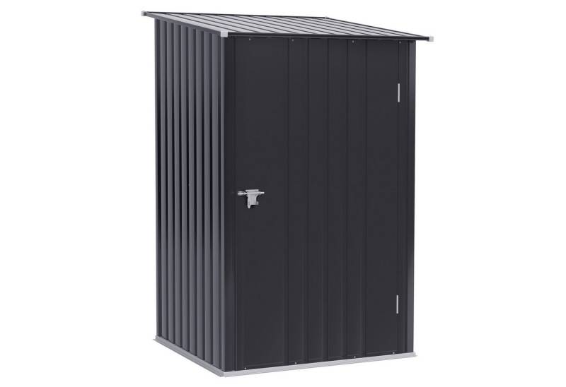 MC Star Gerätehaus Gartenschuppen 1 x 1 m Metall Gartenhaus Geräteschuppen 0,92 m², verzinkter Stahl Dunkelgrau MC Star Gerätehaus Gartenschuppen 1 x 1 m Metall Gartenhaus Geräteschuppen 0,92 m², verzinkter Stahl Dunkelgrau von MC Star