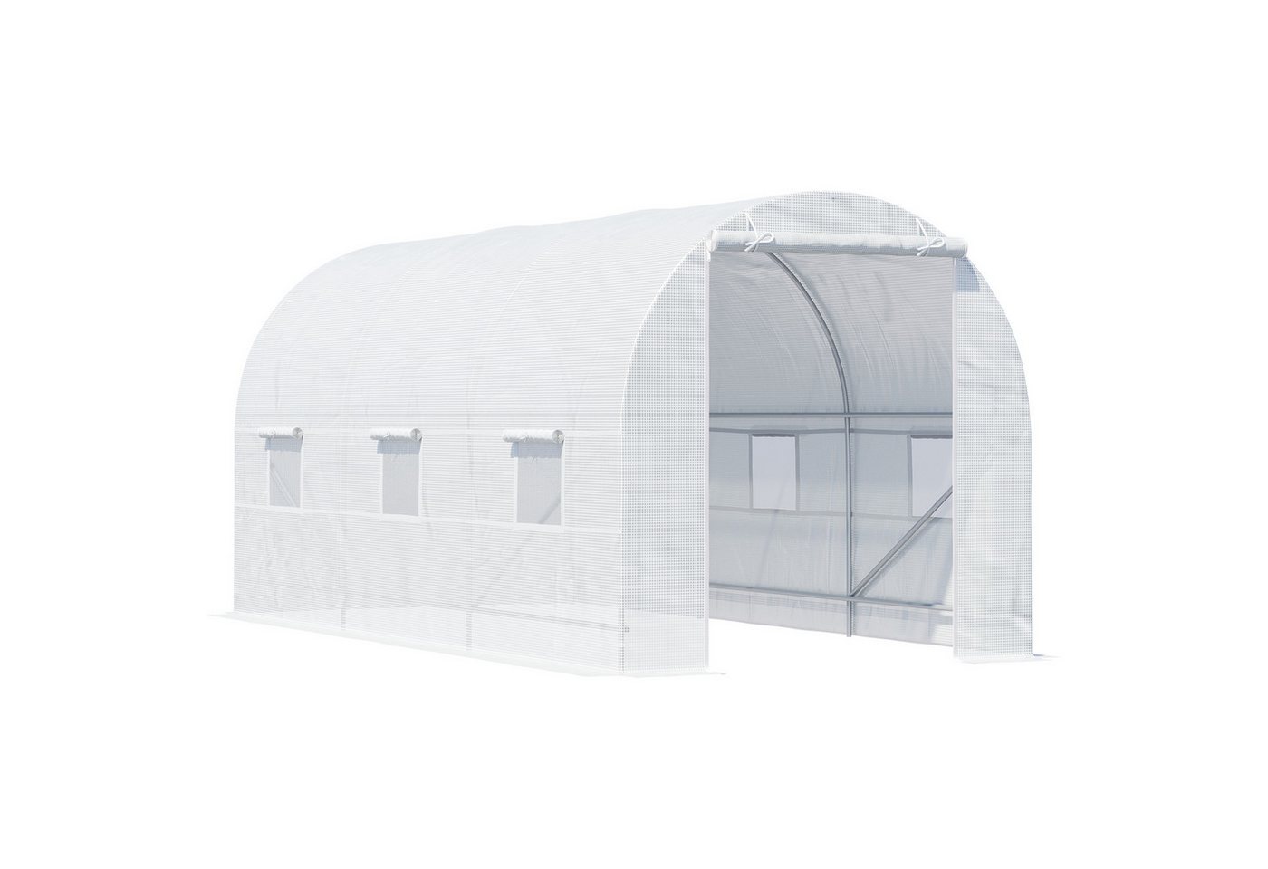 MC Star Gewächshaus oliengewächshaus Treibhaus 450x200x200 cm, robustes Pflanzenhaus, robustes Pflanzenhaus mit UV-beständigen Folien von MC Star
