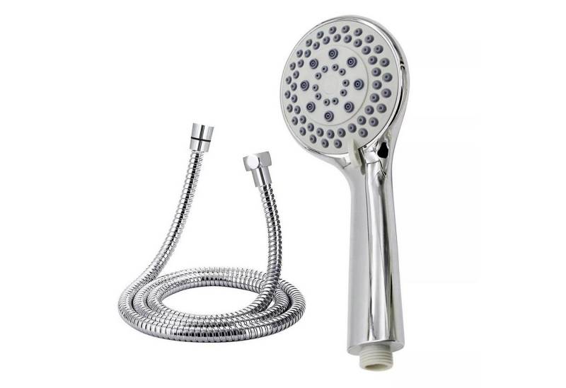 MC Star Handbrause Duschkopf Hochdruck Handbrause Duschbrause Wasse, (rsparend mit 1.5m Schlauch 5 Modi) von MC Star