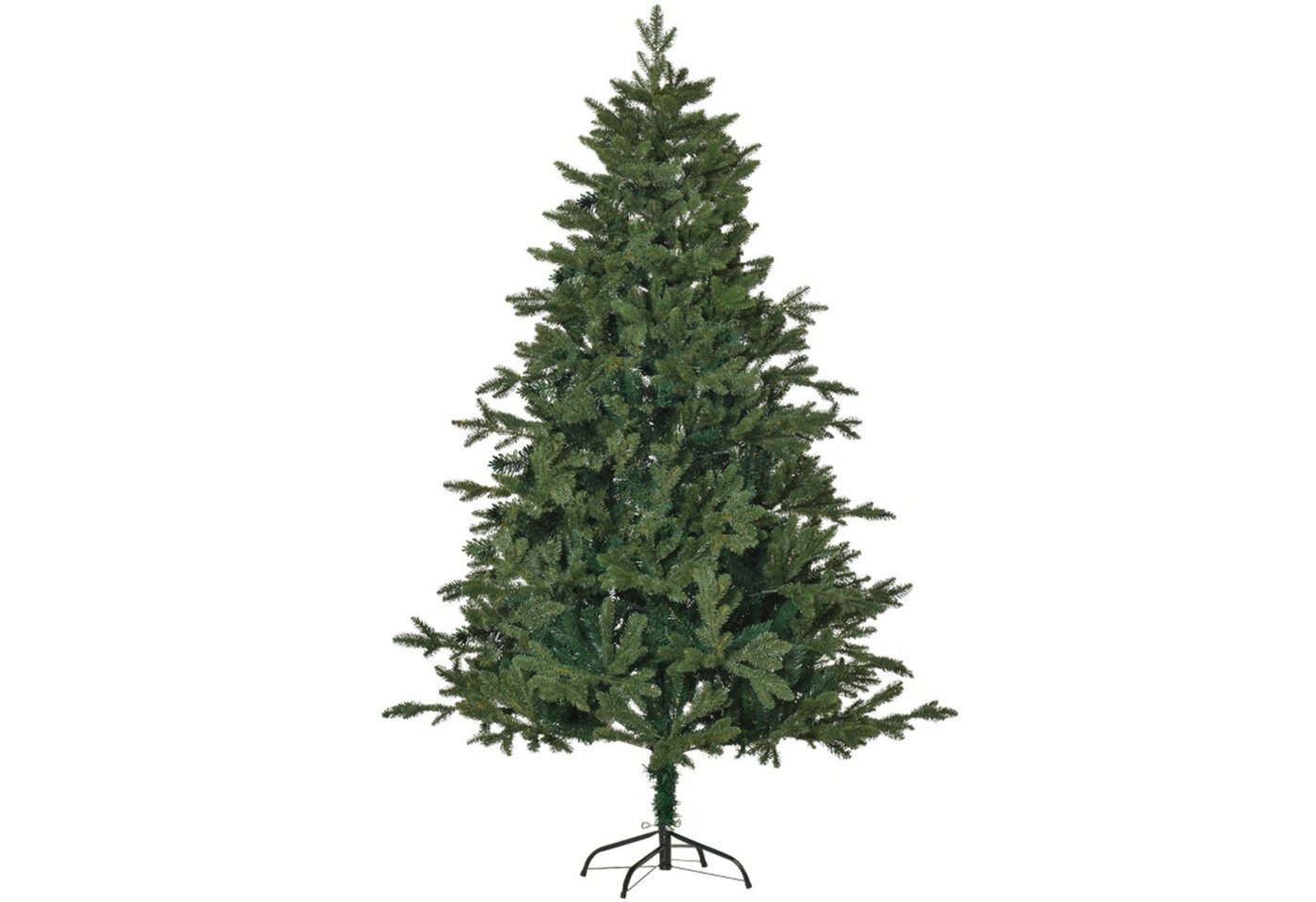 MC Star Künstlicher Weihnachtsbaum 1,8 m Christbaum Tannenbaum PVC PE Metall Grün Ø120 x 180 cm von MC Star