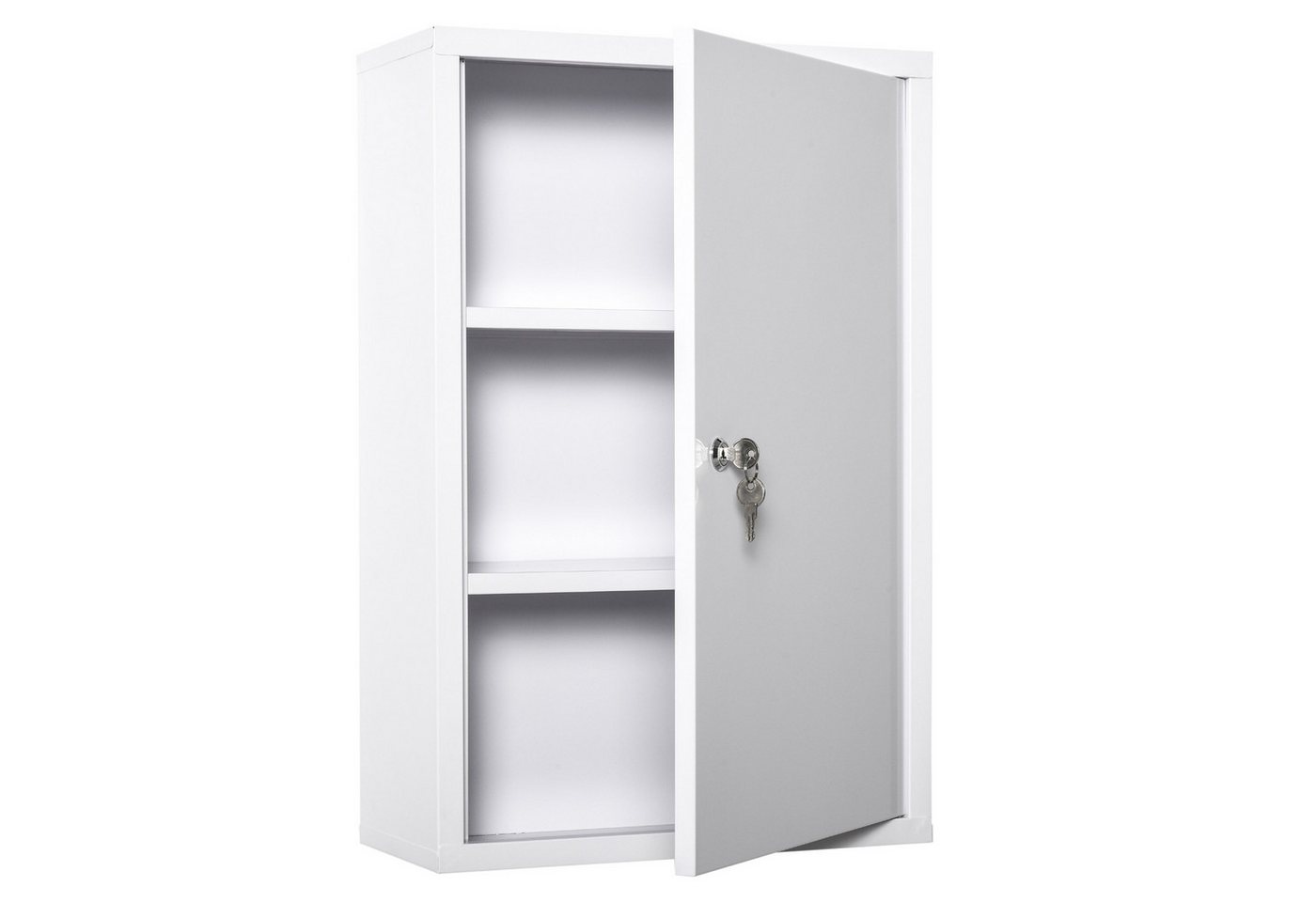 MC Star Medizinschrank Erste-Hilfe-Schrank 3 Fächer abschließbar Stahl Weiß 40x18x60cm MC Star Medizinschrank Erste-Hilfe-Schrank 3 Fächer abschließbar Stahl Weiß 40x18x60cm von MC Star