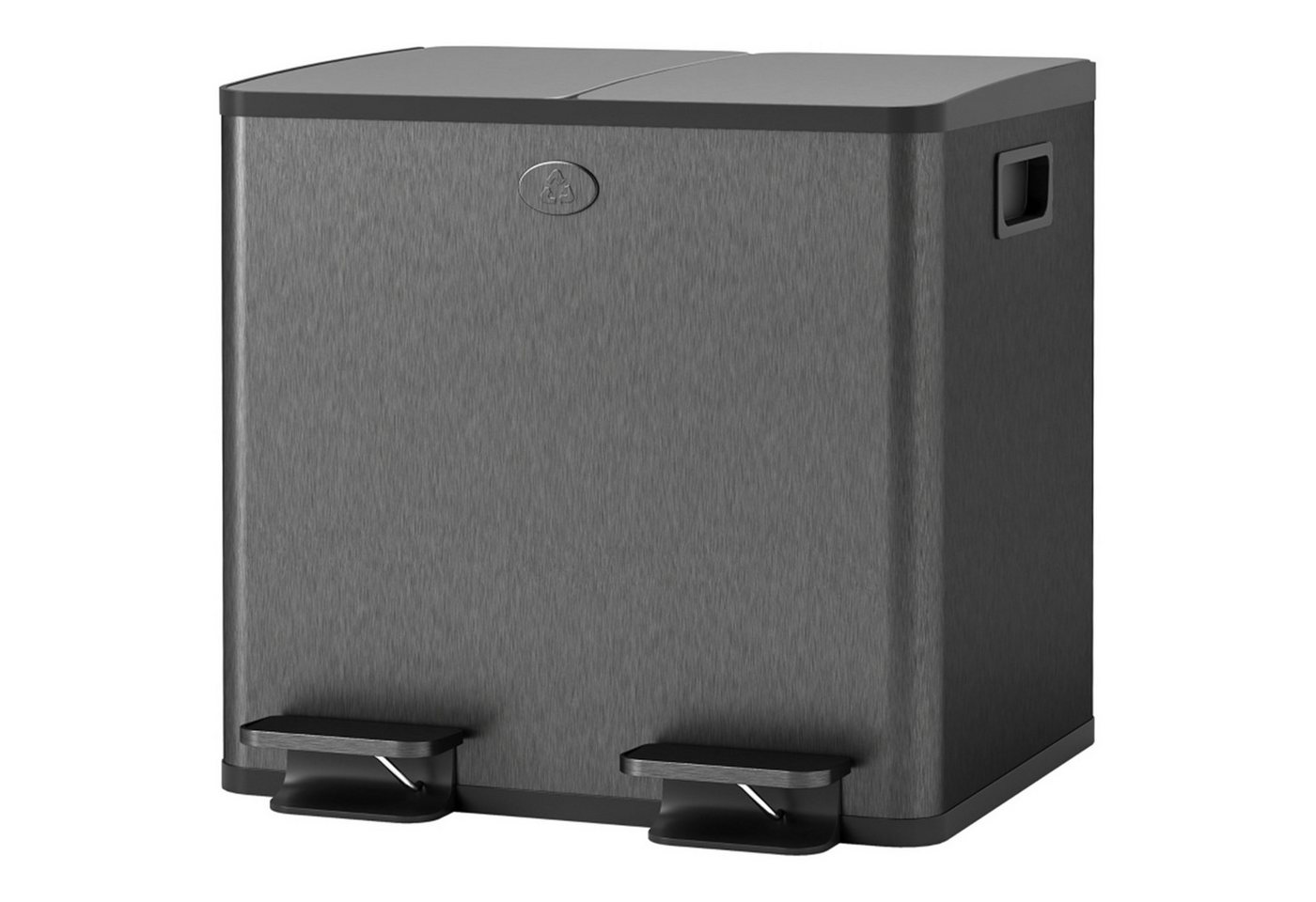 MC Star Mülleimer 2 x 15 L Doppelmülleimer, Pedalöffnung, leicht zu reinigen, Edelstahl MC Star Mülleimer 2 x 15 L Doppelmülleimer, Pedalöffnung, leicht zu reinigen, Edelstahl von MC Star