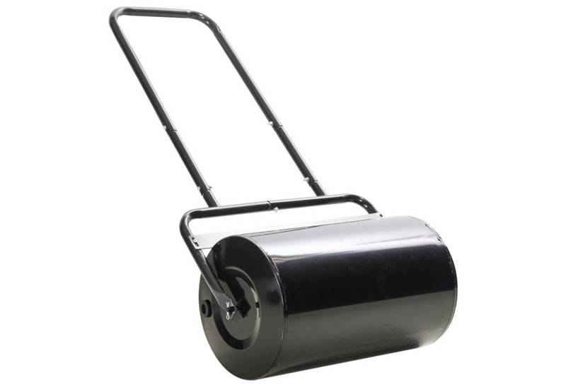 MC Star Rasenwalze mit U-Griff 32cm Durchmesser 38L Wasser oder 62kg Sand Metall Schwarz, 57x32,5x107cm für perfekten Rasen von MC Star