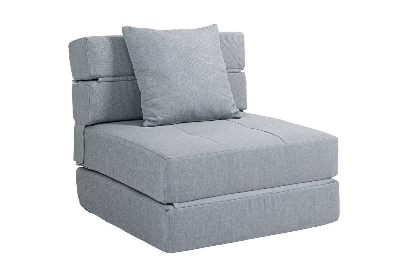 MC Star Relaxliege klappbar 2-in-1 Klappsessel mit Bettfunktion bis 100kg belastbar, Gästebett für Wohnzimmer & Schlafzimmer MC Star Relaxliege klappbar 2-in-1 Klappsessel mit Bettfunktion bis 100kg belastbar, Gästebett für Wohnzimmer & Schlafzimmer von MC Star