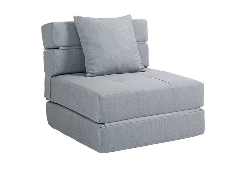 MC Star Relaxliege klappbar 2-in-1 Klappsessel mit Bettfunktion bis 100kg belastbar, Gästebett für Wohnzimmer & Schlafzimmer von MC Star