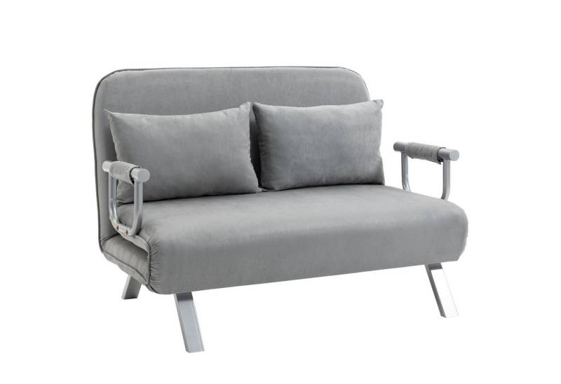 MC Star Schlafsofa Zweisitzer Bettfunktion & Kissen, Verstellbares Sofa, bis 150kg von MC Star