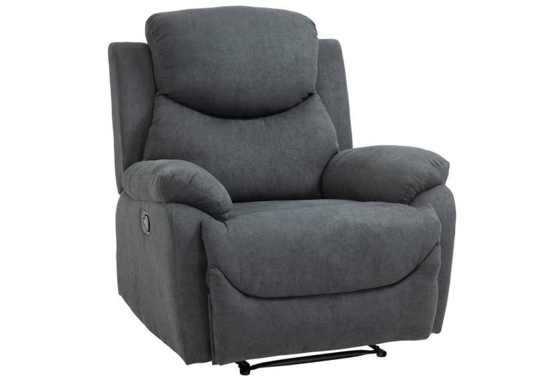 MC Star Sessel mit Liegefunktion für Wohnzimmer, 150° neigbar, Leinenoptik von MC Star