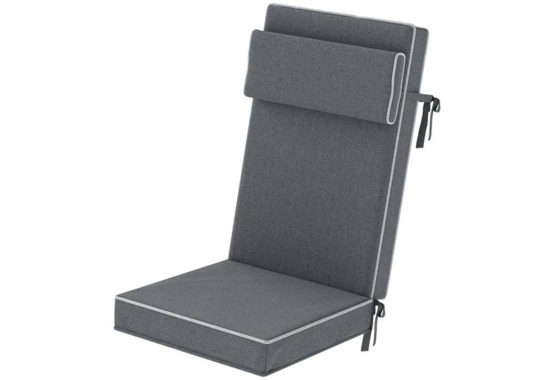 MC Star Sitzkissen 120 x 47 x 9,5 cm wasserabweisend Stuhlkissen mit Bändern MC Star Sitzkissen 120 x 47 x 9,5 cm wasserabweisend Stuhlkissen mit Bändern von MC Star