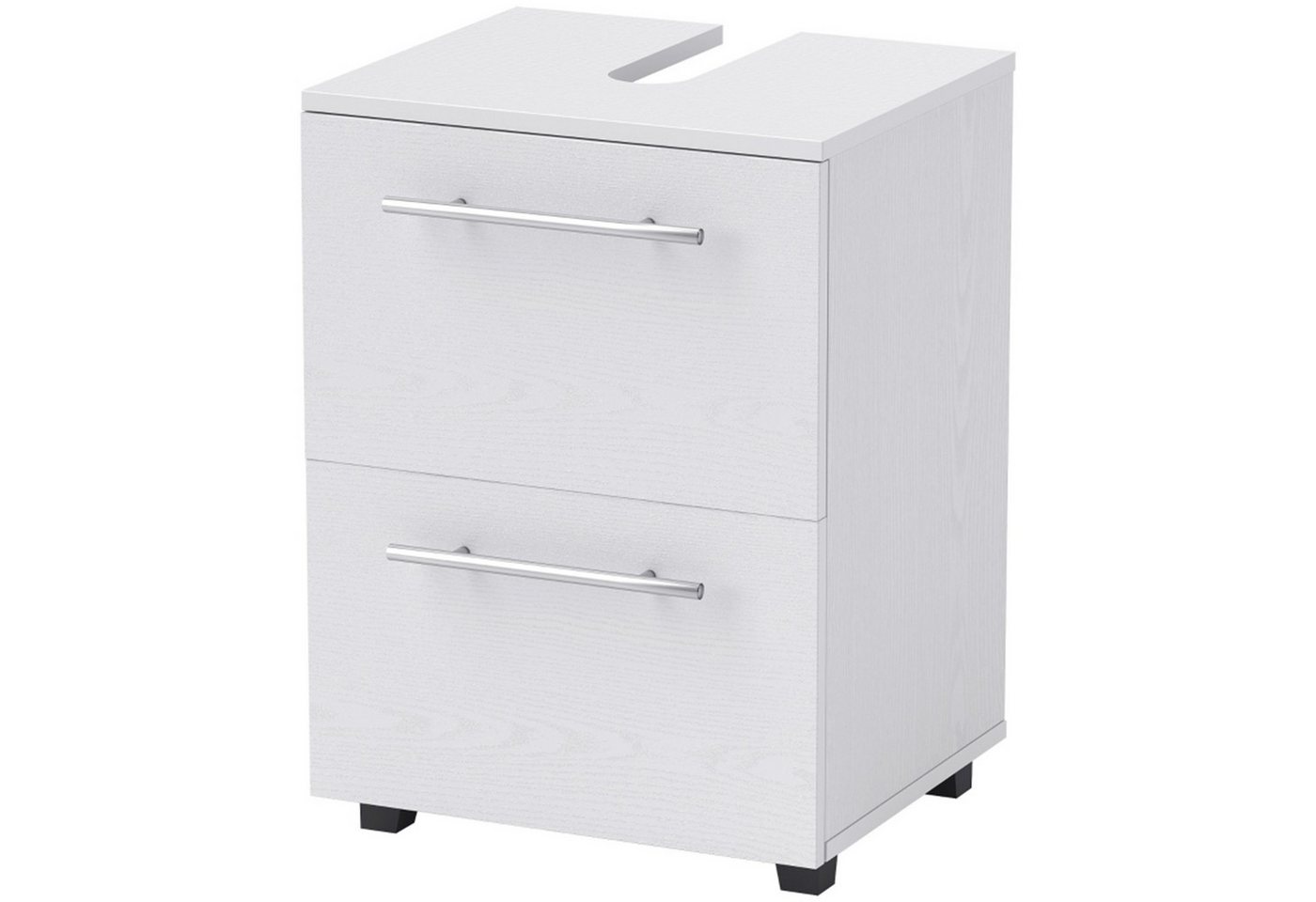 MC Star Waschbeckenunterschrank Badezimmerschrank, Waschbecken-Kommode mit Schublade (kompakt, Spanplatte, Weiß) von MC Star