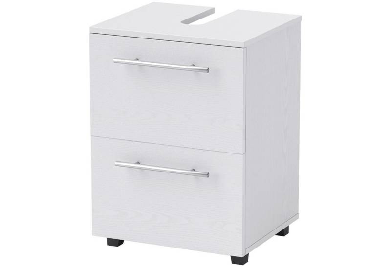 MC Star Waschbeckenunterschrank Badezimmerschrank, Waschbecken-Kommode mit Schublade (kompakt, Spanplatte, Weiß) von MC Star