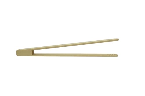 MC-Trend Grillzange 30 cm aus Buchenholz – nachhaltige Holz Küchenzange mit Rillen – Made in Europe (1) von MC-Trend