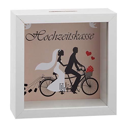 Spardose Hochzeitskasse Hochzeit Vermählung Trauung Ehepaar Geldgeschenk Sparbüchse Flitterwochen Sparbüchse von MC-Trend