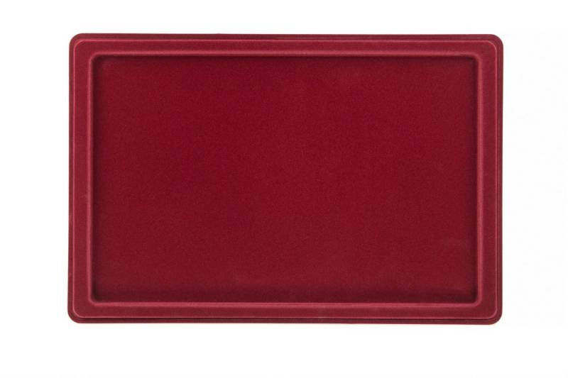 MC.Sammler Aufbewahrungsbox MC.Sammler Münztableau mit Schutzdeckel, Münzkoffer, Münzkassette, 1 Feld - 295x190mm von MC.Sammler