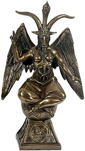 Baphomet Teufel Satan Figur bronziert von MC