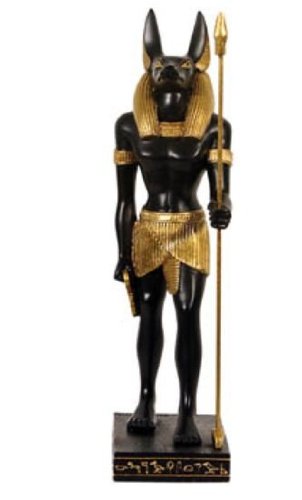 MC Deko Figur Ägyptische Mythologie Anubis stehend 22 cm aus Polyresin von MCM