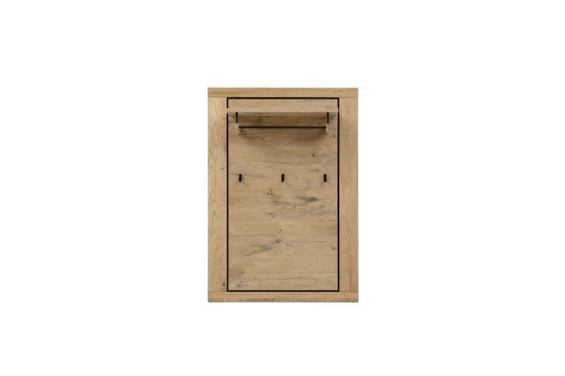 MCA Direkt Garderobenpaneel GRENO GARDEROBE ca. B80 H114,5 T27 cm in Wildeiche massiv geölt von MCA Direkt