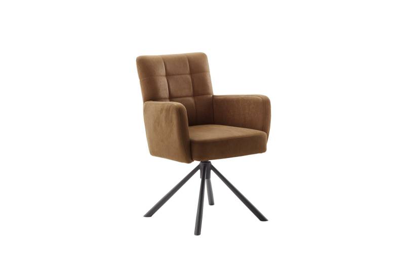 Armlehnstuhl  in Stoff Vintagelook cognac von MCA Furniture