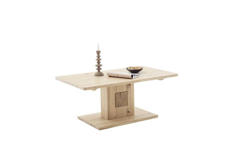 MCA Furniture Couchtisch PALMA ca. B110 H45 T65 cm in Ast/Balkeneiche massiv von MCA Furniture