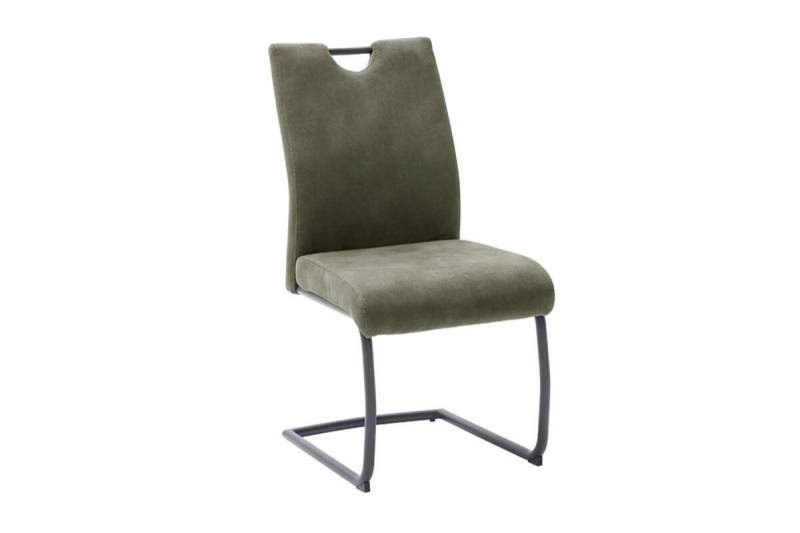 MCA Furniture Schwingstuhl ACROMA in Stoff Antiklook oliv von MCA Furniture