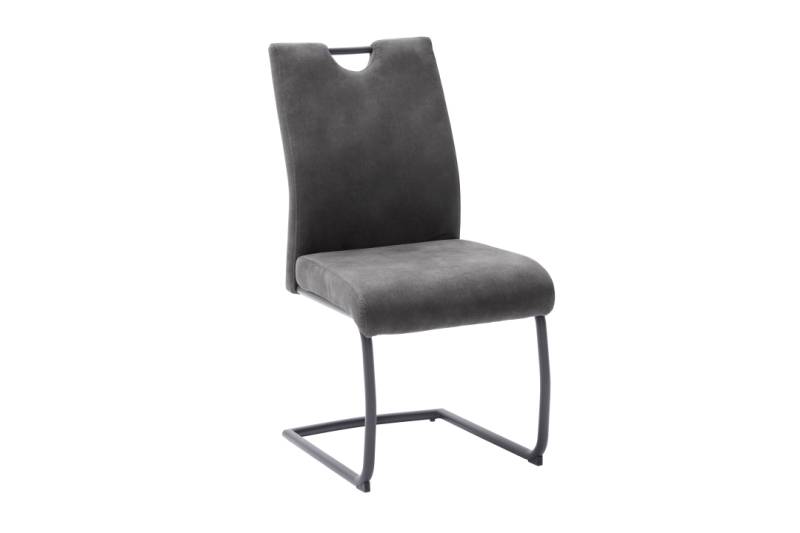 MCA Furniture Schwingstuhl Acroma ca. 49x98x63cm in Stoff Antiklook dunkelgrau von MCA Furniture